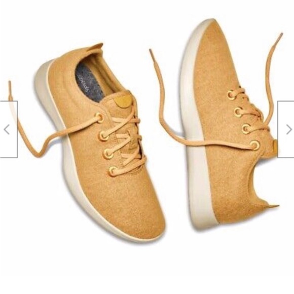 ALLBIRDS Wool Runners sneakers Tuke Yellow Comfort Shoes Women's 8 - Picture 1 of 10
